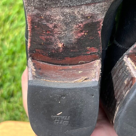 Jeffery West Muse HELTER SKELTER Front Seam Leather Chelsea Boots Size 11 - Picture 9 of 13